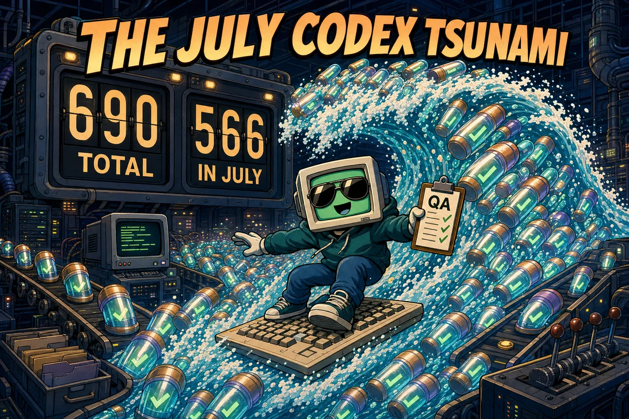 A CRT sysadmin faces a giant wave made of Codex session records.