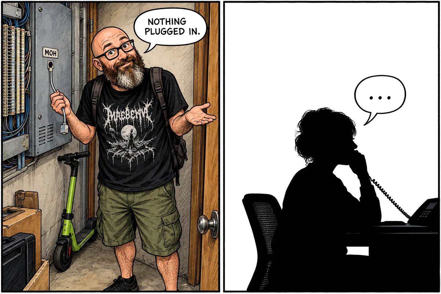 ErrorZap cartoon illustration for Cisco CME / UC500