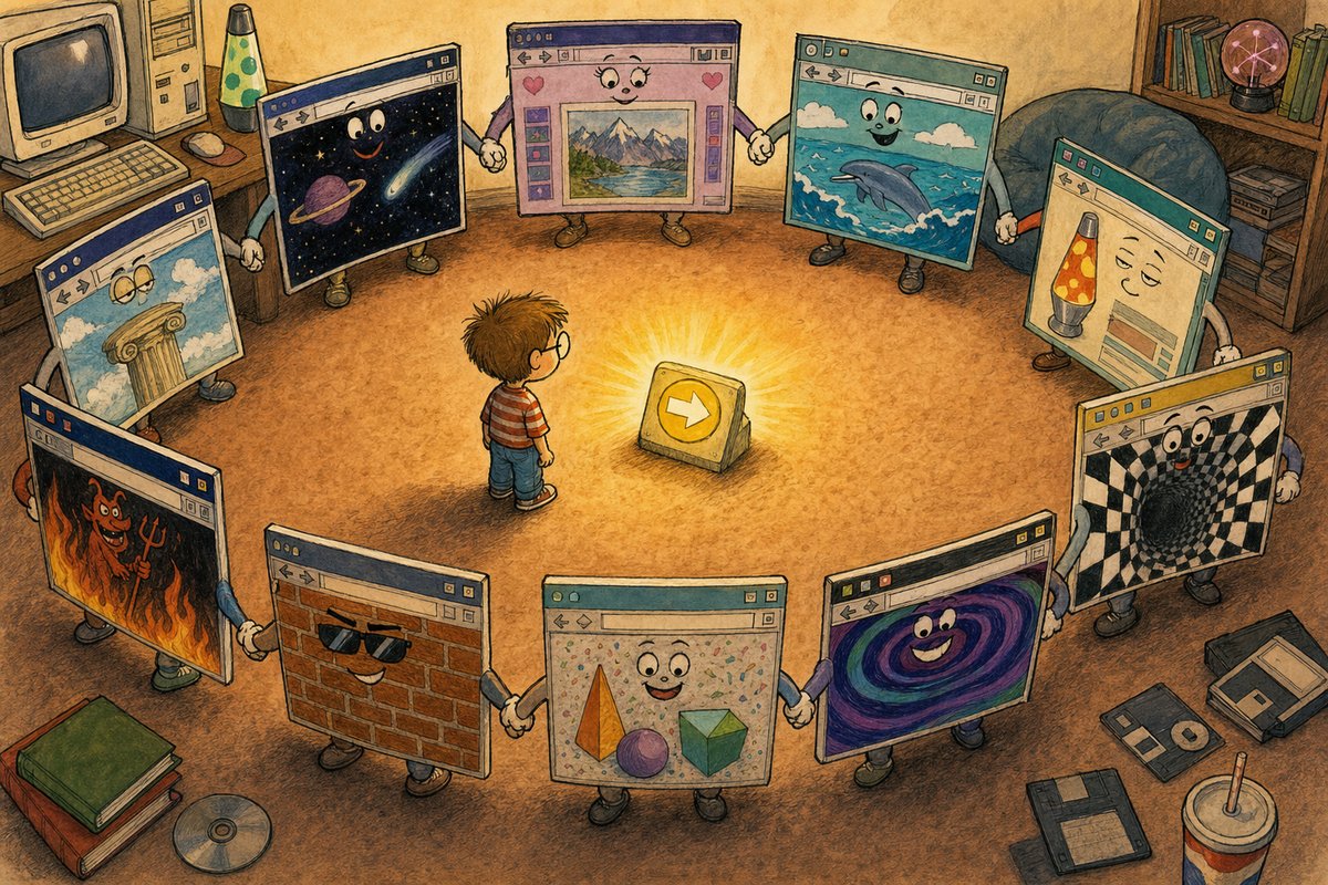 Before algorithms, websites held hands and passed you to the next person who loved the same obscure thing.