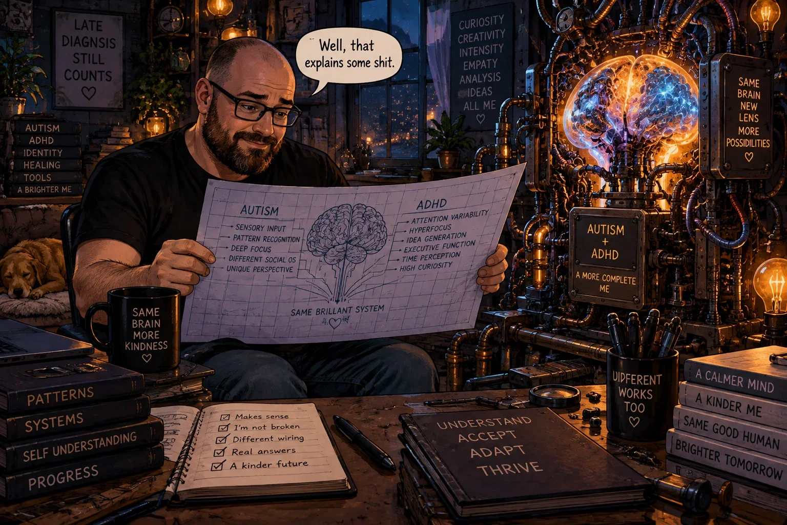 A late diagnosis brings a more useful schematic.