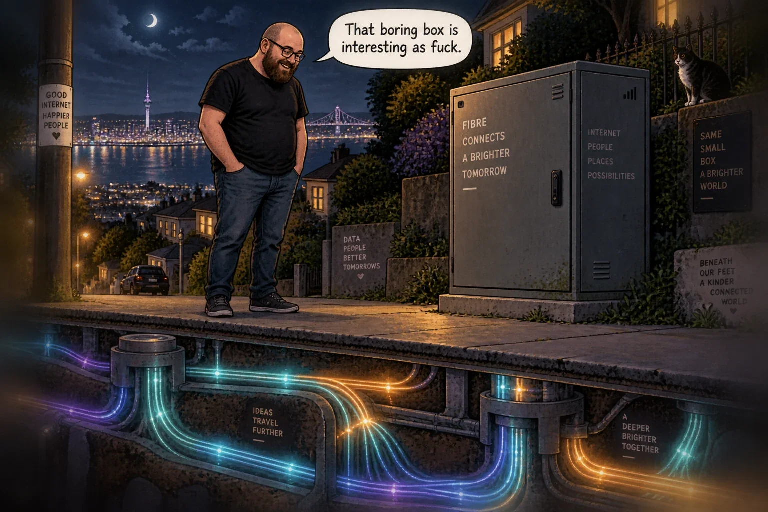 An ordinary telecom cabinet becomes the start of another investigation.